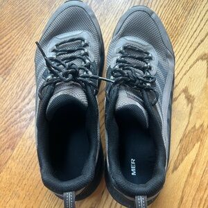 Merrell Men's Black and Gray Trail Hiking Shoes